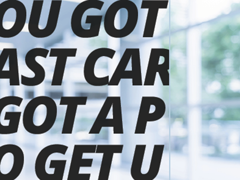 Print af bokstaver eller tekst