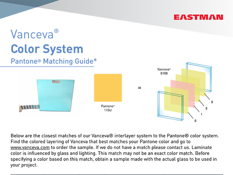 Vanceva® Pantone Match